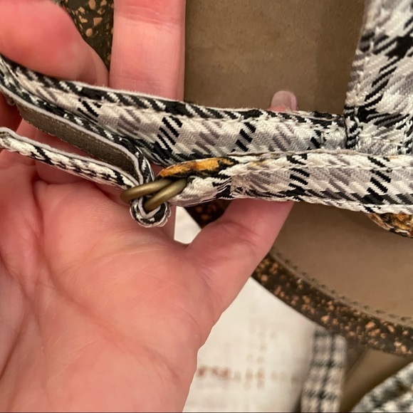 TEVA Women’s Size 7 Cork Houndstooth Flip Flops Sandals Summer Slip on shoe - Picture 9 of 11